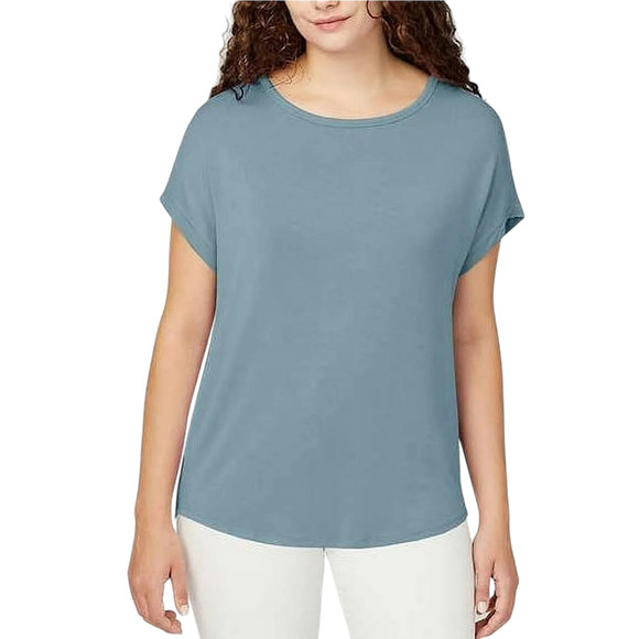 New Buffalo David Bitton Women's Ultra Soft Relaxed Fit Top T-Shirt - Picture 1 of 8